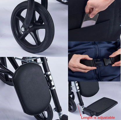 Wheelchair Foldable Lightweight Wheel Chair