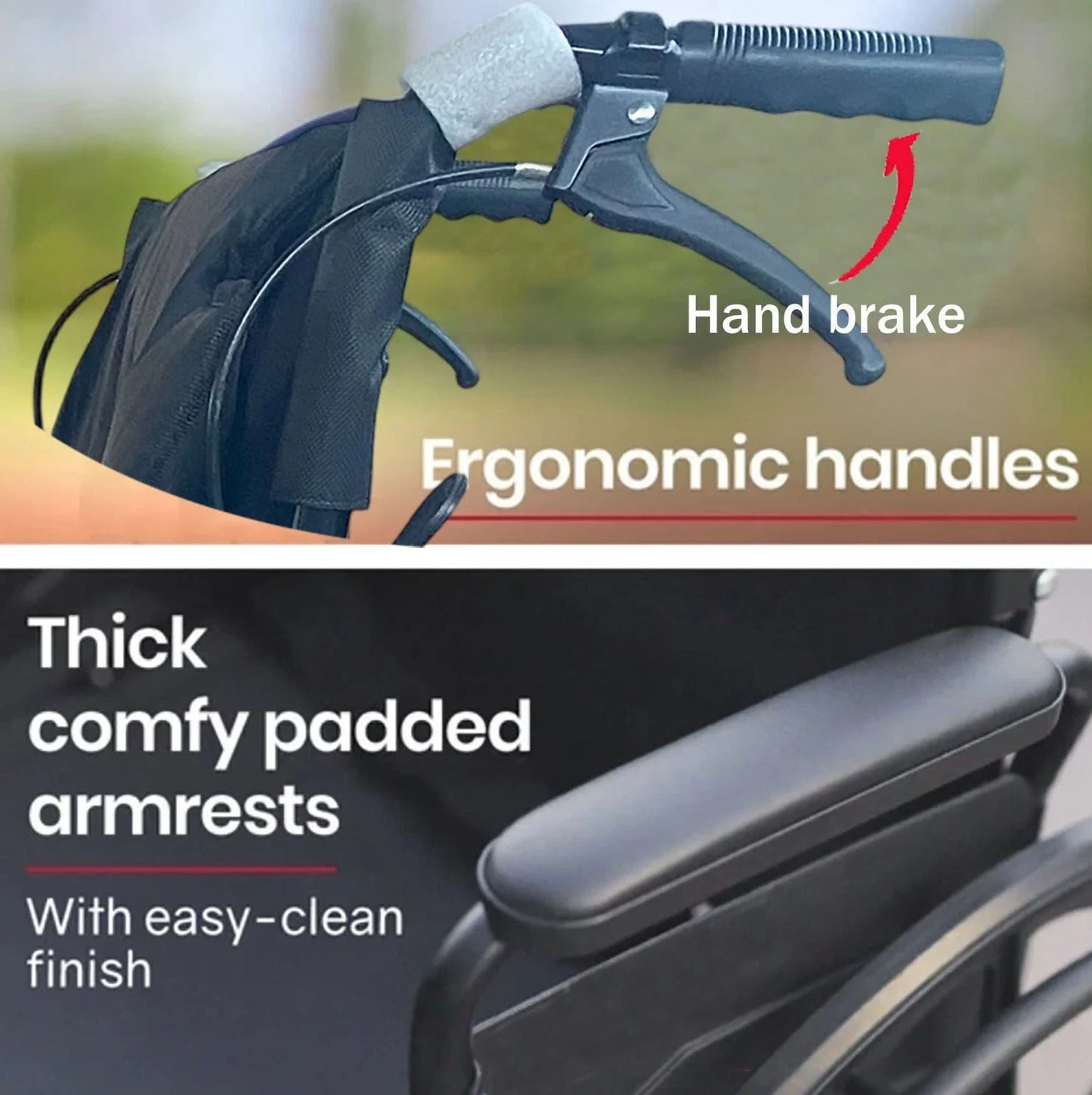 Wheelchair Foldable Lightweight Wheel Chair