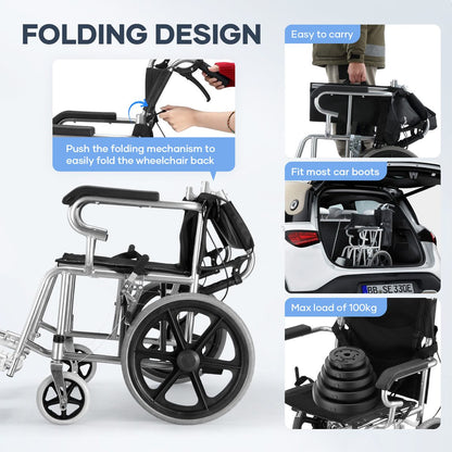Wheelchair Folding Wheel Chair