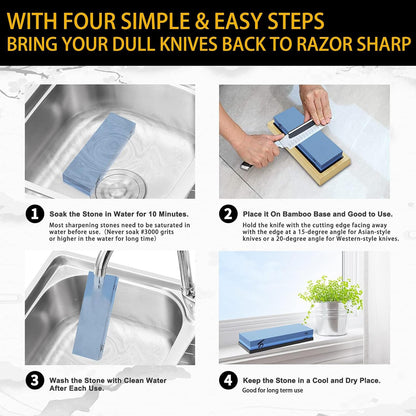 Whetstone Sharpening Stones Kit