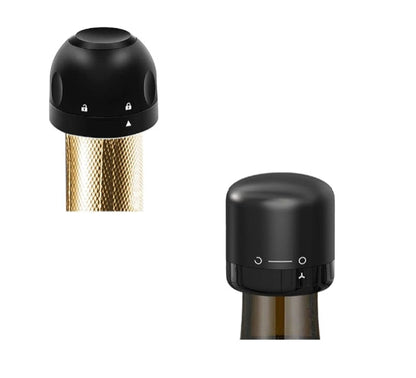 Champagne Stopper Wine stoppers 2 Pack Reusable Wine Corks wist Top Wine Sealer