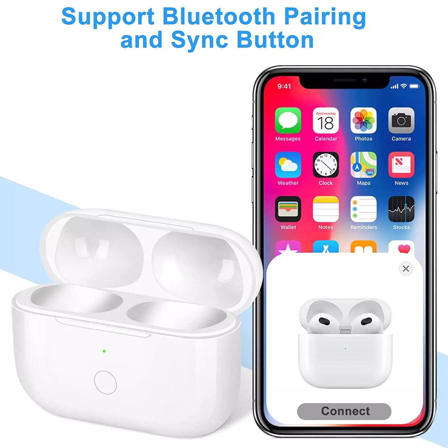 Replacement Wireless Charging Case for AirPods 3