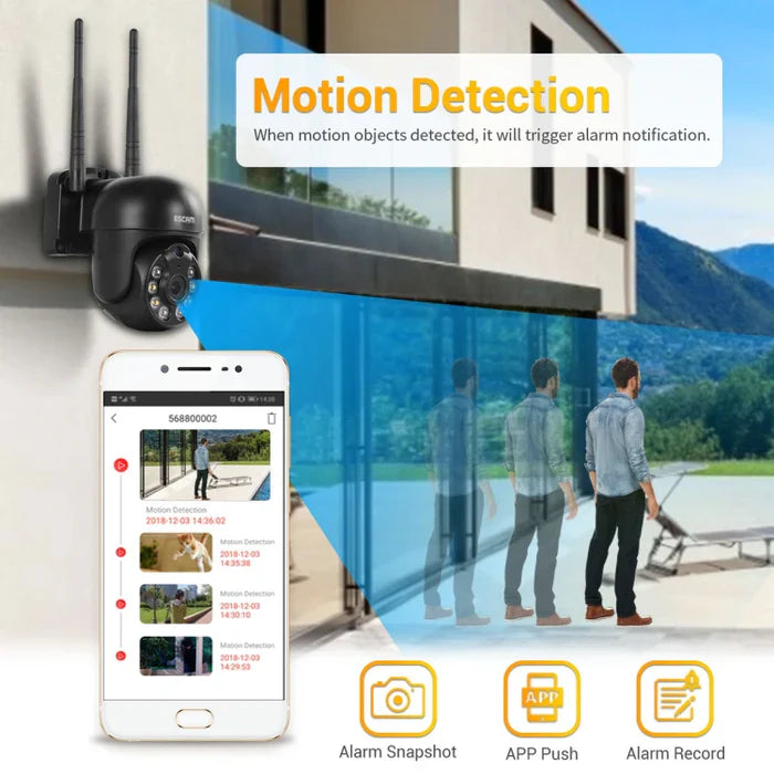 Wireless Security Camera System 4 Cameras 2MP