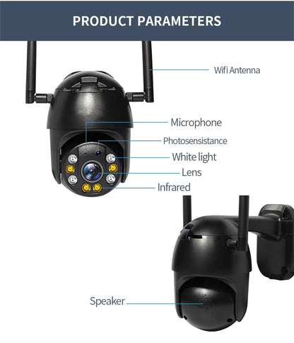 Wireless Security Camera System 4 Cameras 3MP