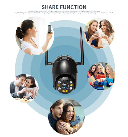 Wireless Security Camera System 4 Cameras 2MP