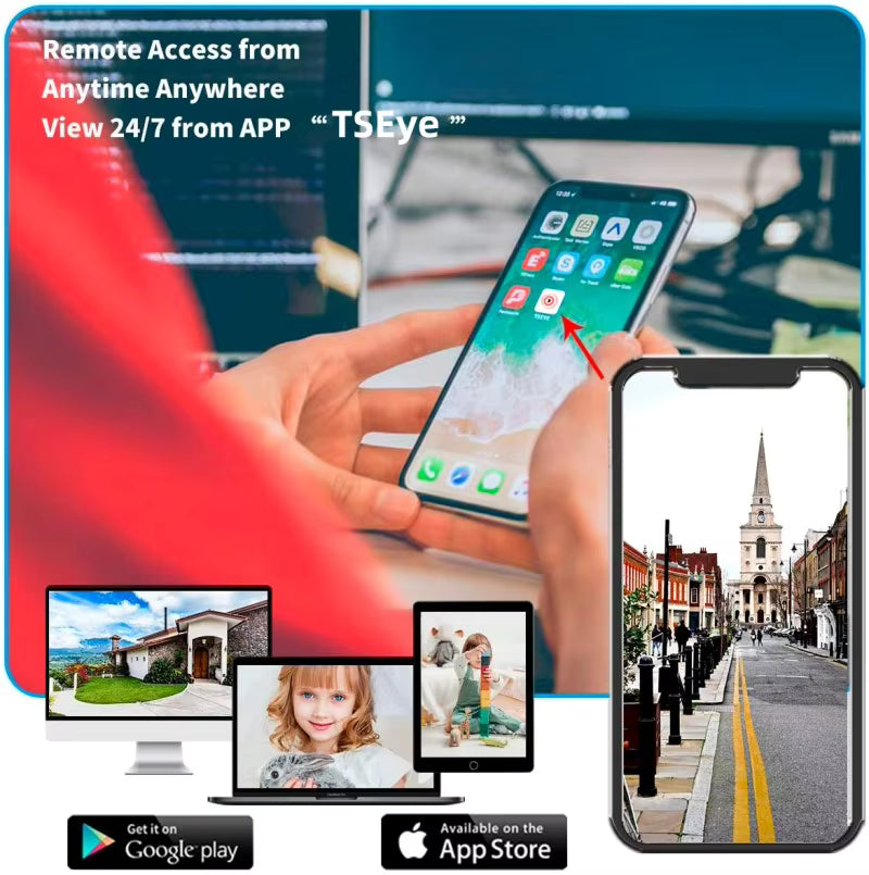 Wireless Security Camera System CCTV