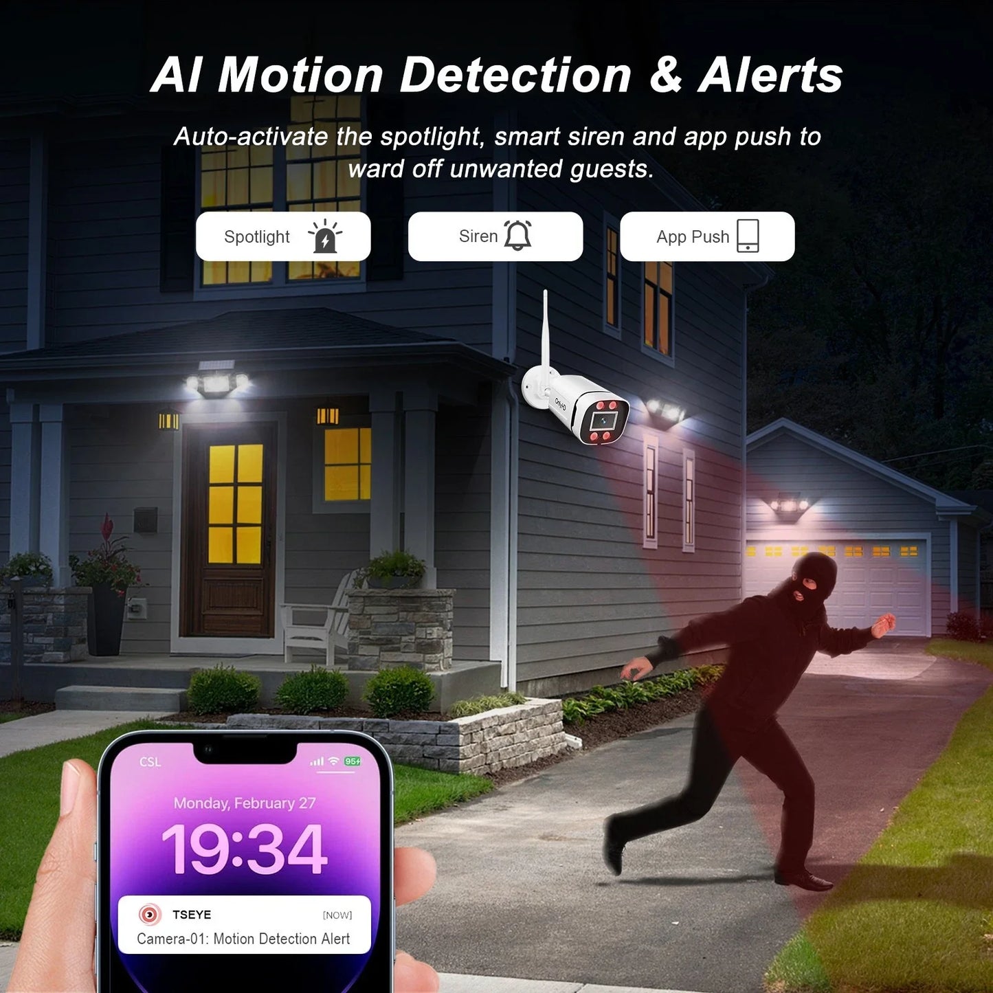 Wireless Security Camera System CCTV