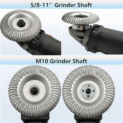 4” Wood Shaping Disc Carving Grinder Grinding Accessories Practical