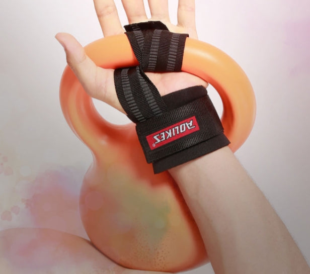 2pcs Weight Lifting Straps with Wrist Support