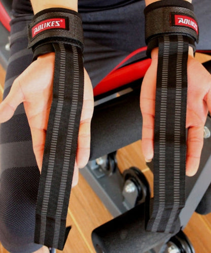 2pcs Weight Lifting Straps with Wrist Support