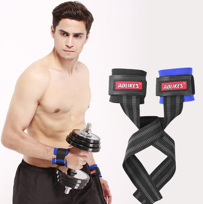 2pcs Weight Lifting Straps with Wrist Support