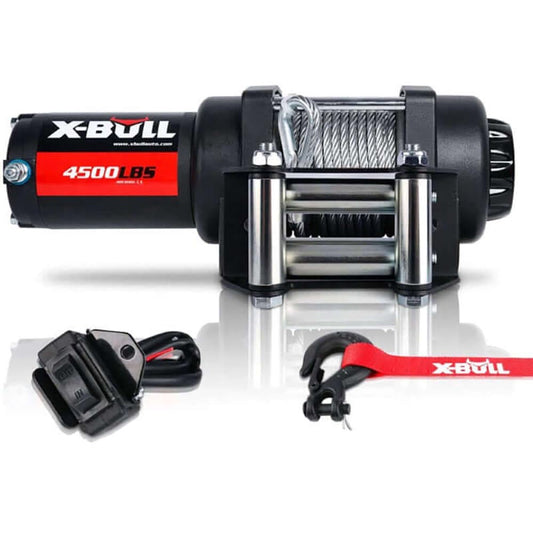 X Bull electric winch front view