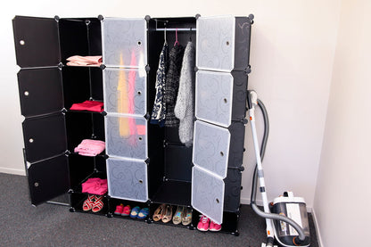 Wardrobe organiser storage with shoes cabinet Y1
