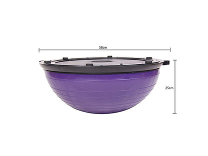 Trainer Exercise Yoga Half Balance Ball With Resistance Bands