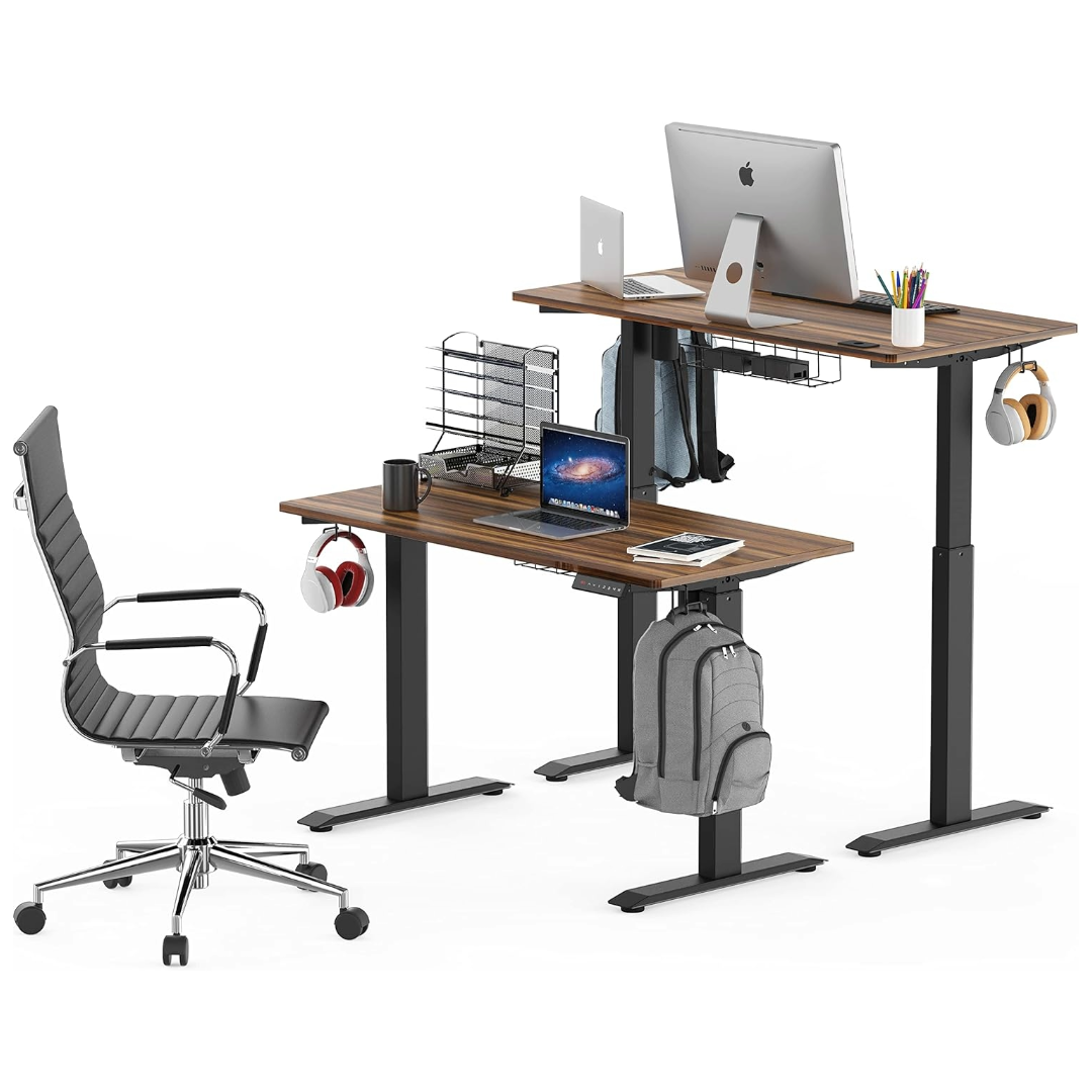 Height Adjustable Computer Desk Table 120CM