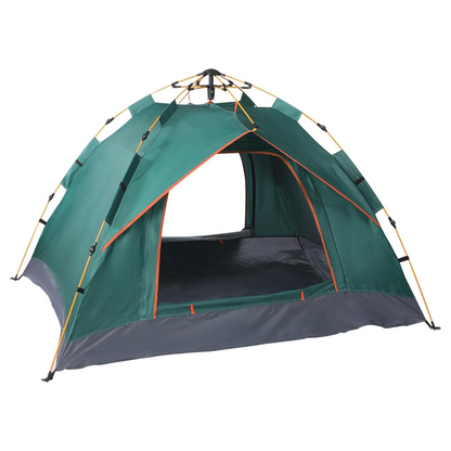 Pop Up Tent Family Camping Tent 3-4 Person Tent (Green)