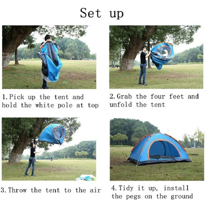 Pop Up Camping Tent 2 Persons Outer Tent
