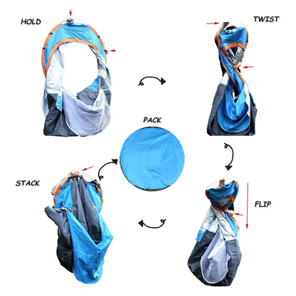 Pop Up Camping Tent 2 Persons Outer Tent