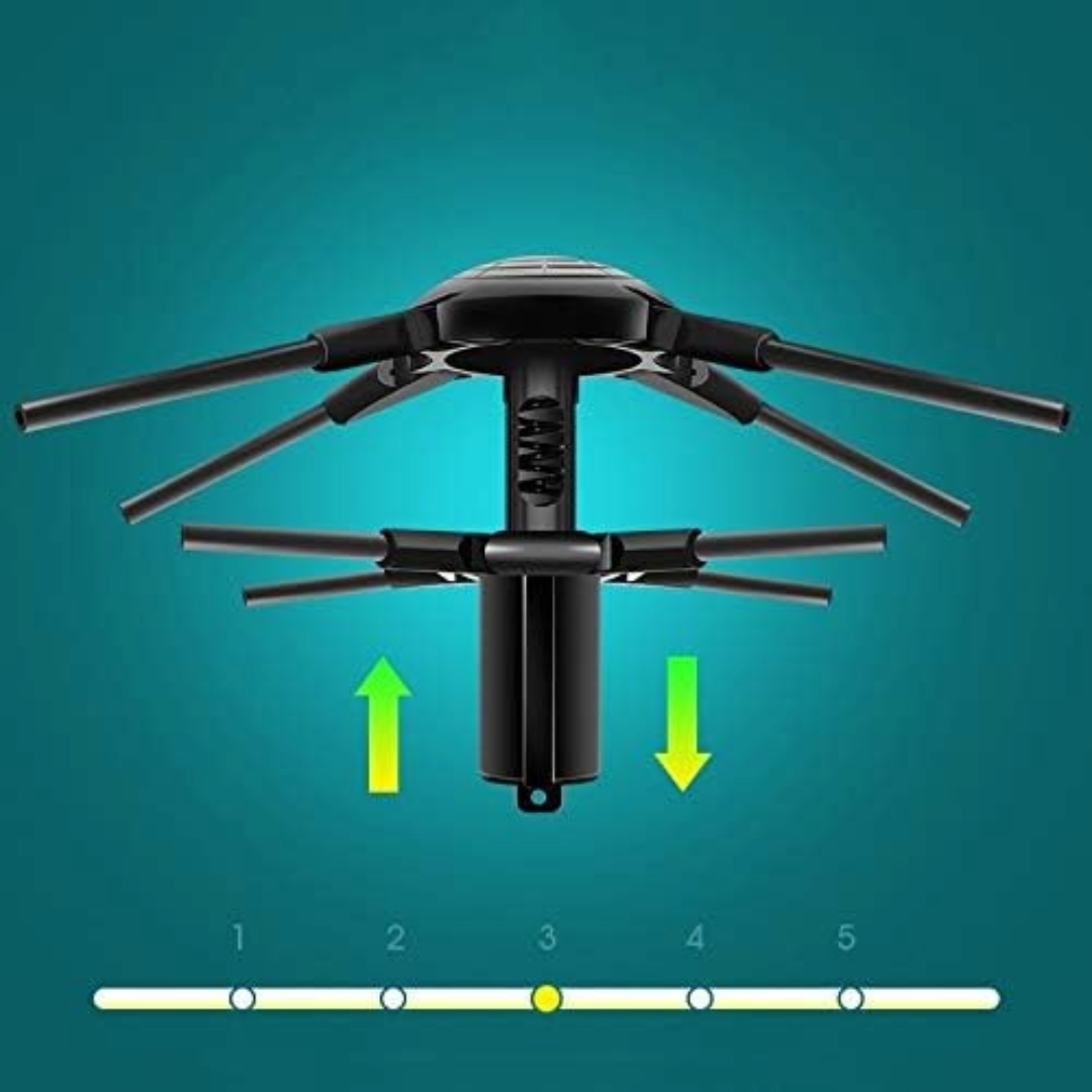 Pop-Up Camping Tent 3-4 Person Outdoor Folding Tent (Dark Blue)