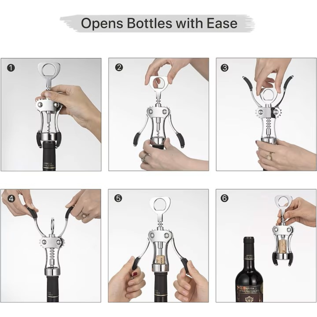 Wing Corkscrew Wine Opener Beer Opener