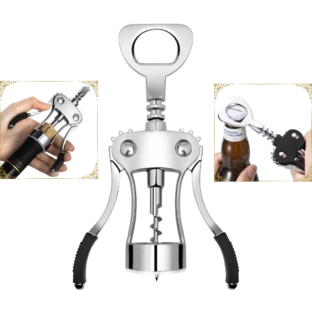 Wing Corkscrew Wine Opener Beer Opener