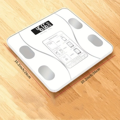 Digital Bathroom Scale Body Weight Scale White