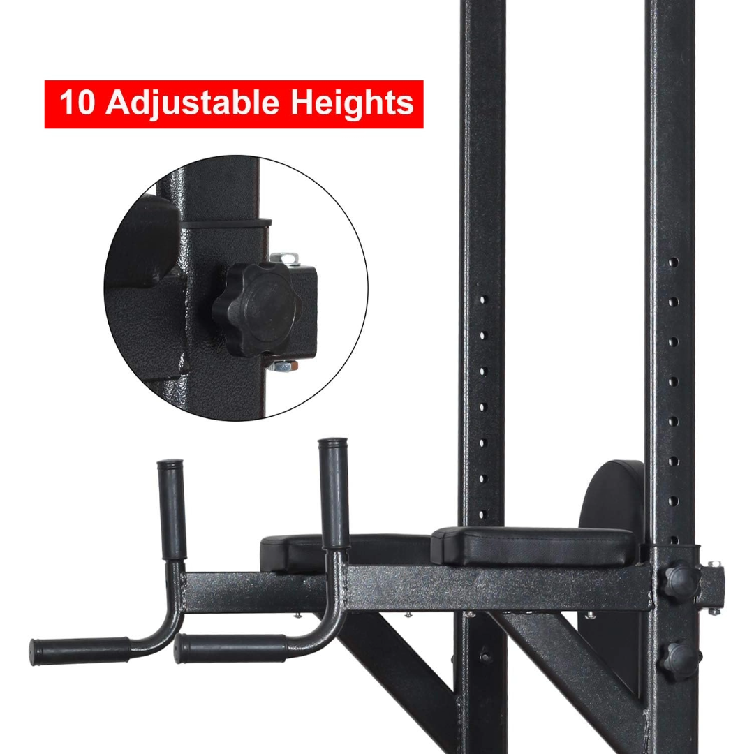Power Tower Dip Station Pull Up Bar for Home Gym
