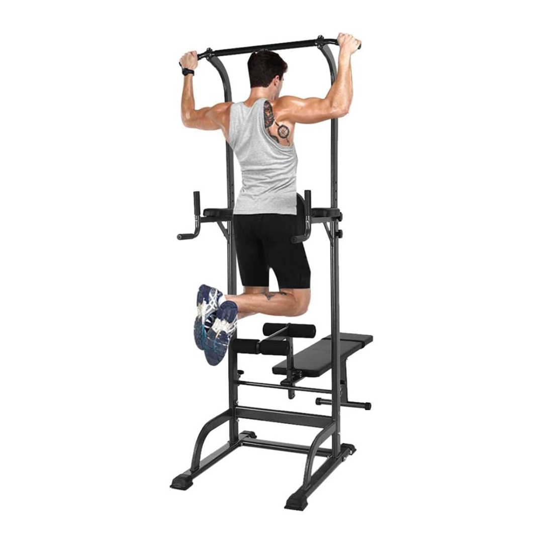 Power Tower Dip Station Pull Up Bar for Home Gym
