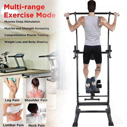 Power Tower Dip Station Pull Up Bar for Home Gym