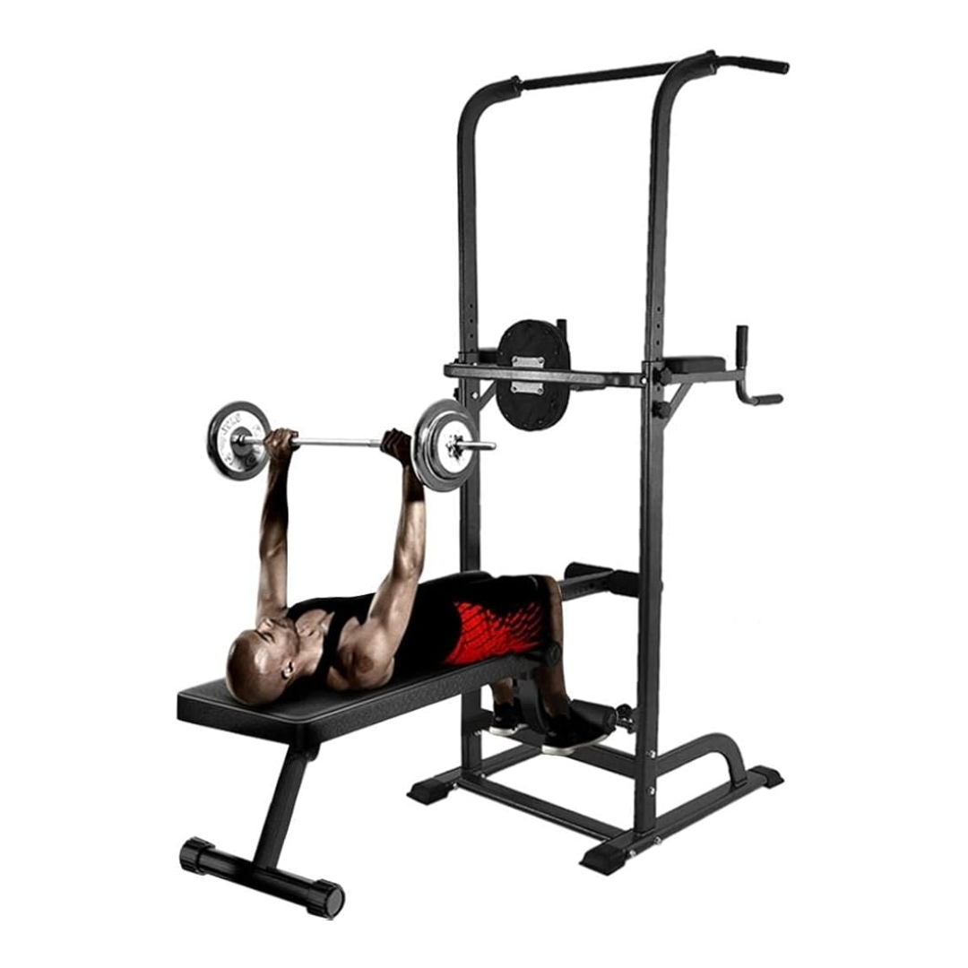 Power Tower Dip Station Pull Up Bar for Home Gym