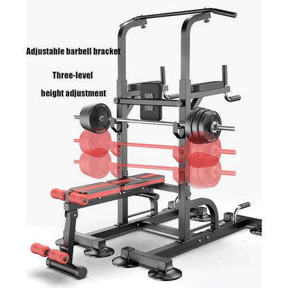 Weight Bench Chin Up Pull Up Station Power Tower