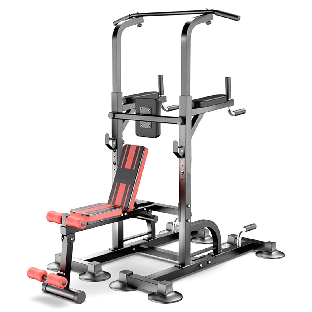 Weight Bench Chin Up Pull Up Station Power Tower