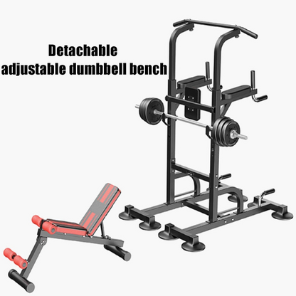 Weight Bench Chin Up Pull Up Station Power Tower