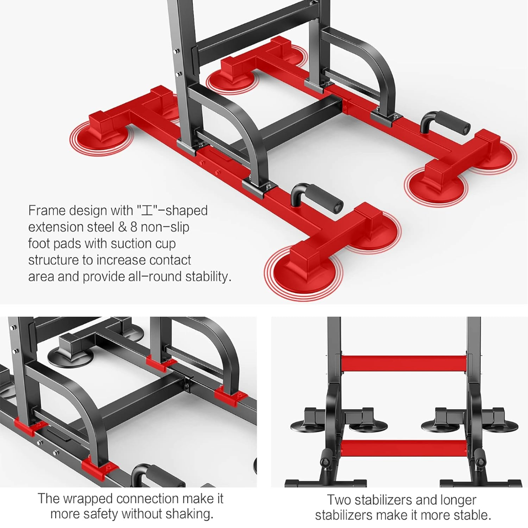 Weight Bench Chin Up Pull Up Station Power Tower