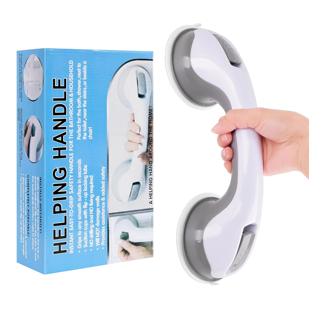 Bathroom Suction Grab Bars Armrest Toilet Assist Handle Shower Handle
