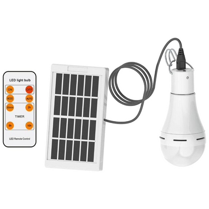 Camping Solar Light Bulb Outdoor Rechargeable LED