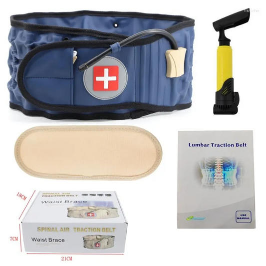 Lumbar Back Support Spinal Air Traction Belt Decompression Belt Lumbar Support for Lower Back Pain Relief