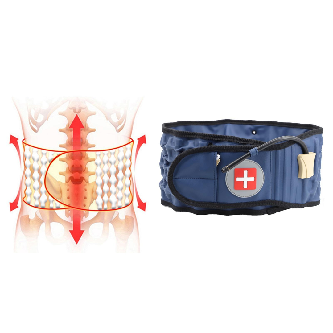 Lumbar Back Support Spinal Air Traction Belt Decompression Belt Lumbar Support for Lower Back Pain Relief
