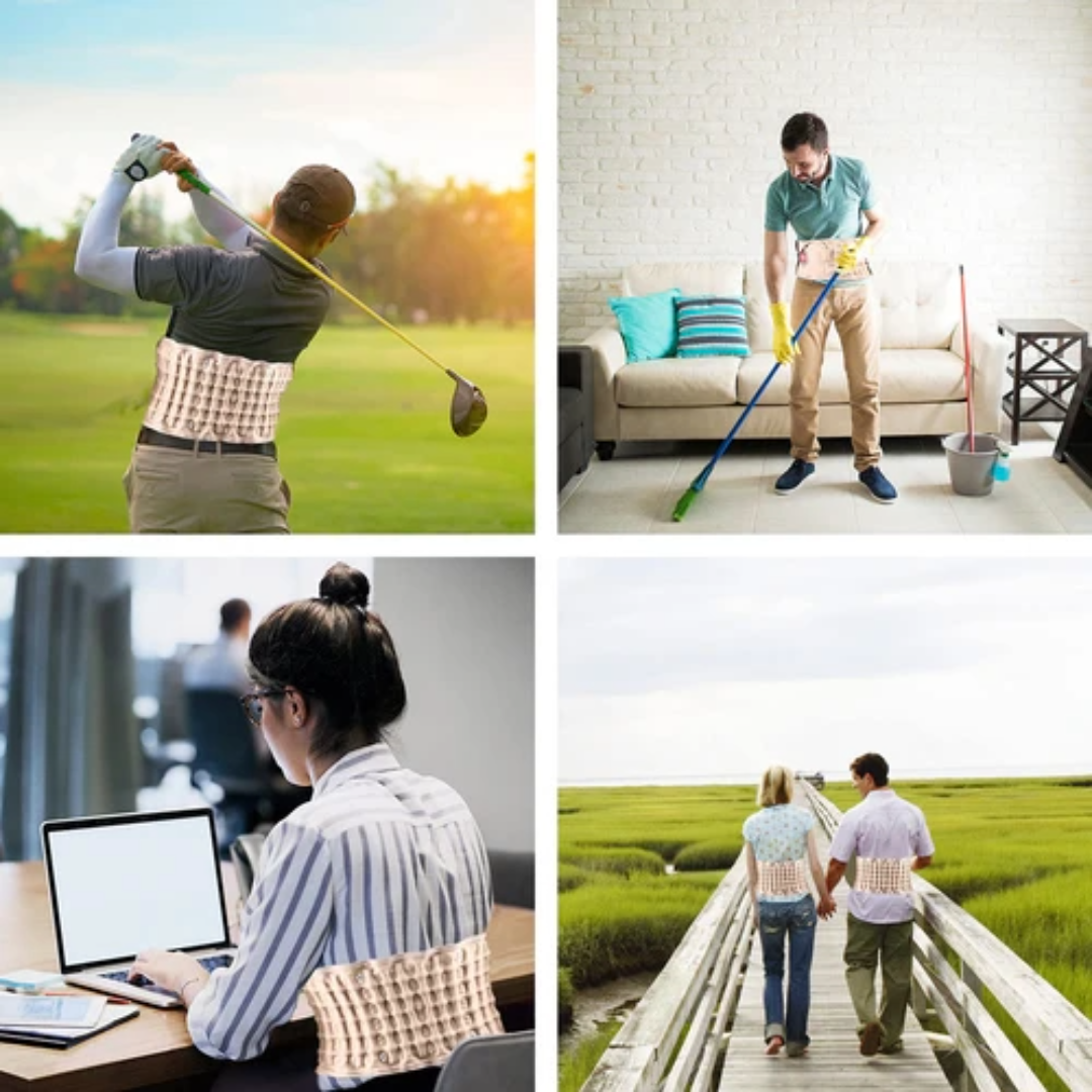 Lumbar Back Support Spinal Air Traction Belt Decompression Belt Lumbar Support for Lower Back Pain Relief