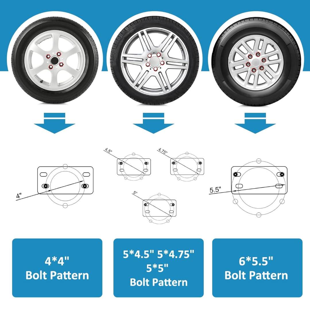 Trailer Spare Tire Mount Rack Tire Utility Bracket Carrier