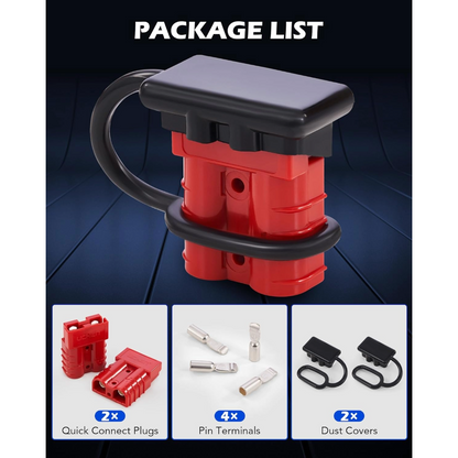 Quick Connect Battery Anderson Plug Cover with Dust Cap