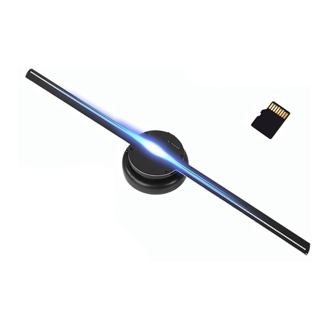 3D Hologram Fan Projector Advertising Display Fan Wall-mounted HD LED