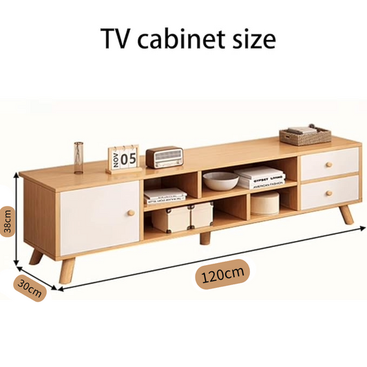 Wooden Living Room TV Cabinet Consoles Cabinet Entertainment Unit