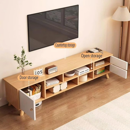 Wooden Living Room TV Cabinet Consoles Cabinet Entertainment Unit