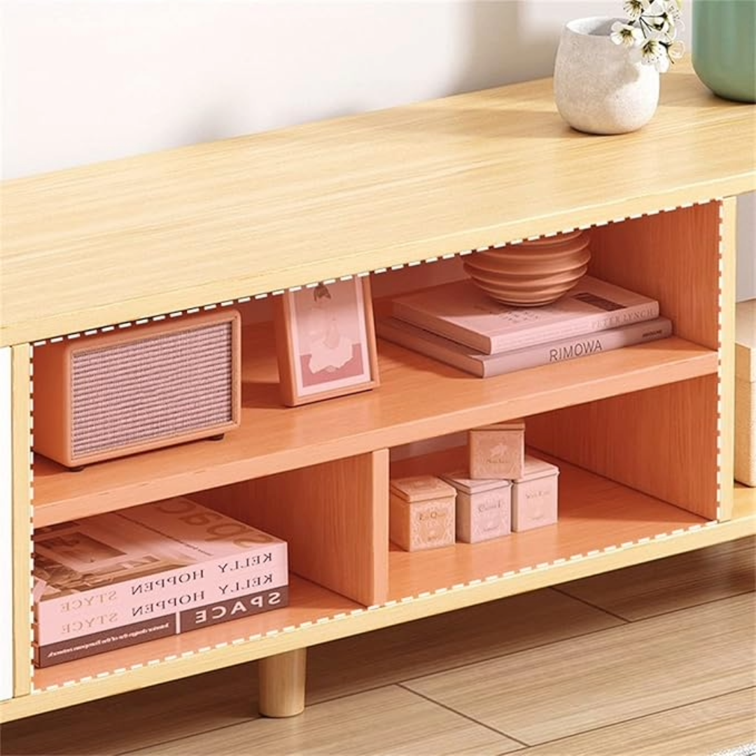 Wooden Living Room TV Cabinet Consoles Cabinet Entertainment Unit