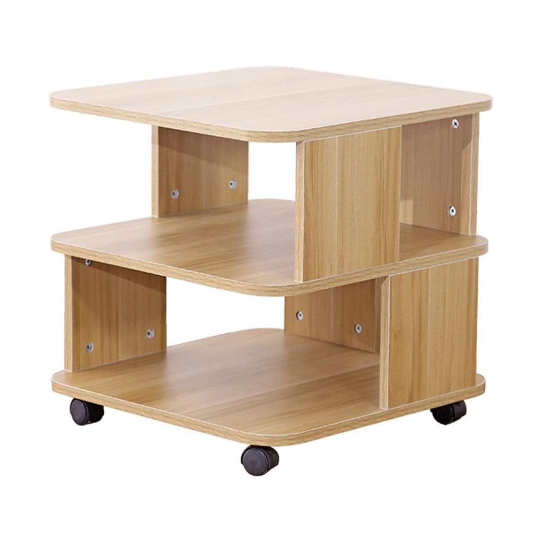Coffee Table Side Table with Wheels