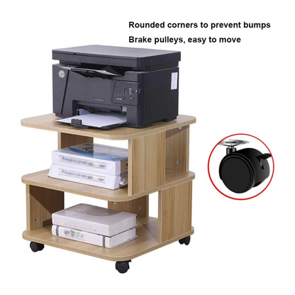 Coffee Table Side Table with Wheels