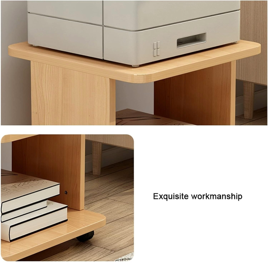 Coffee Table Side Table with Wheels