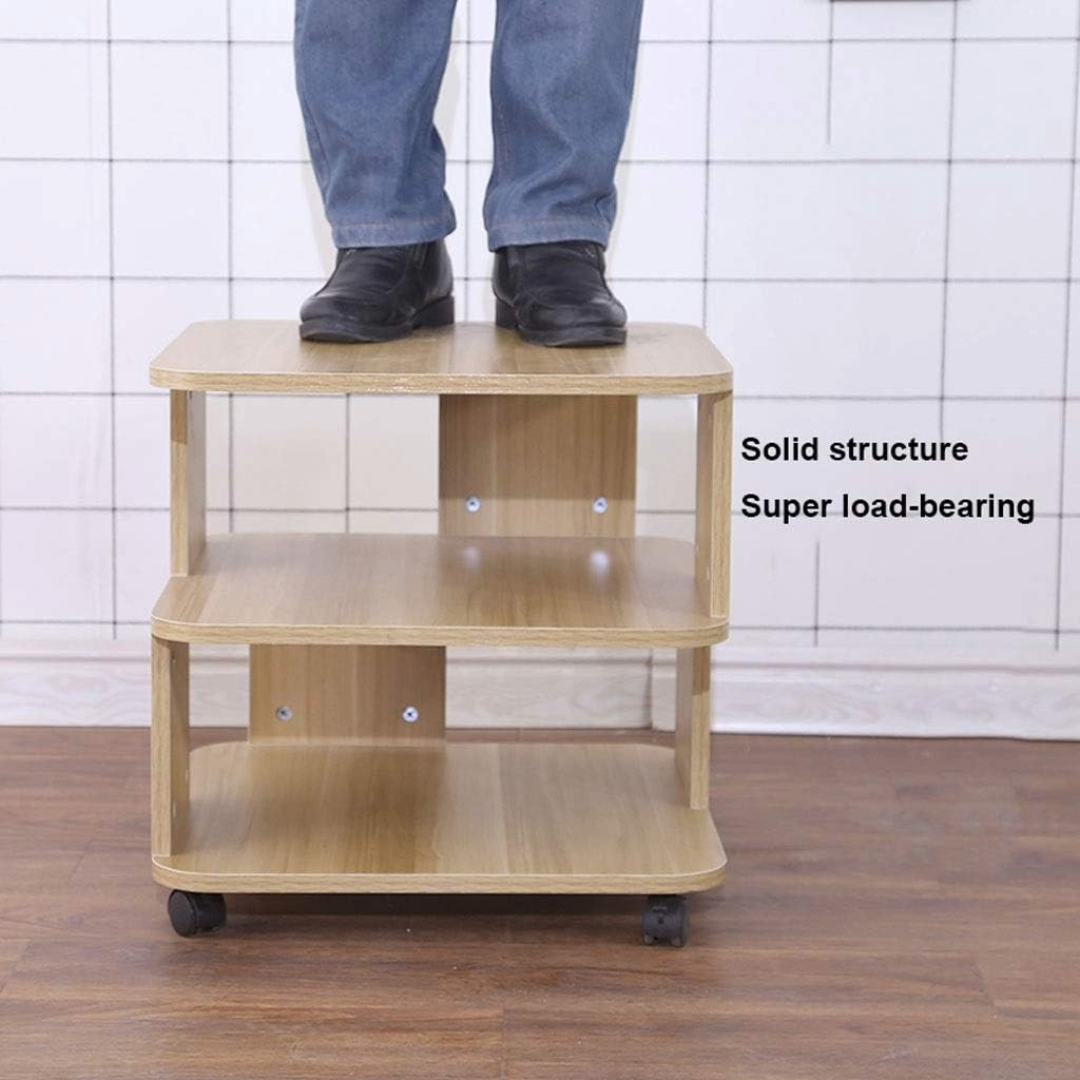 Coffee Table Side Table with Wheels