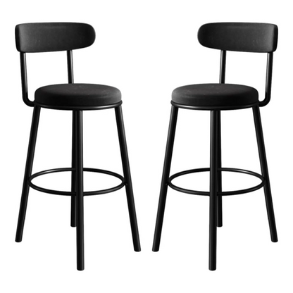 Bar Stools Velvet Upholstered Kitchen Chair Bar Stool